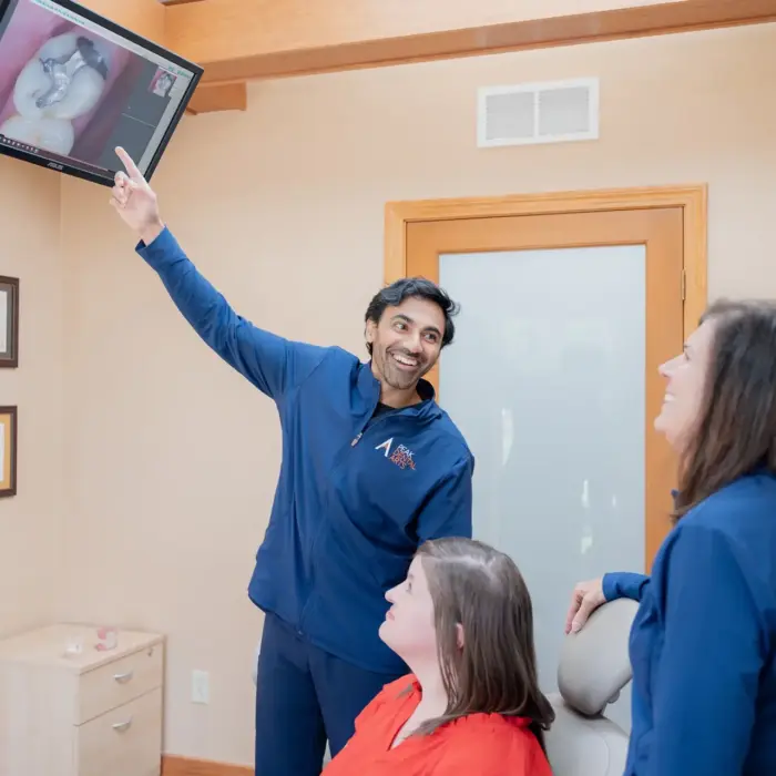 Dr. Amar with Patients
