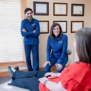 Dr. Amar Vagadia with Staff